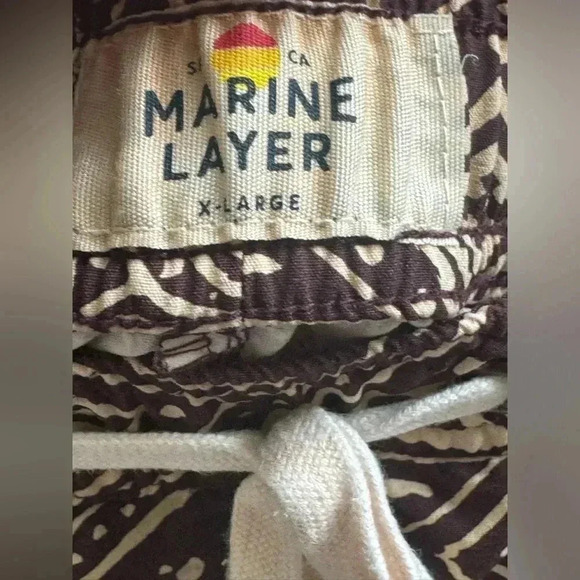 Marine Layer Men’s Archive Swim Trunks Size XL - Picture 9 of 11